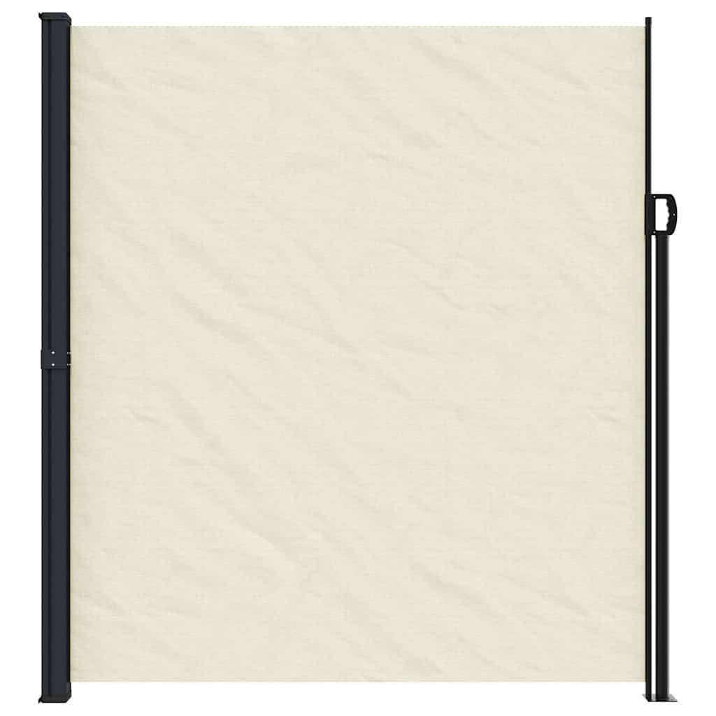 vidaXL Seitenmarkise Ausziehbar Creme 220x500 cm
