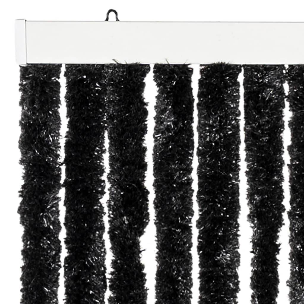vidaXL Fliegenvorhang Anthrazit 100x200 cm Chenille