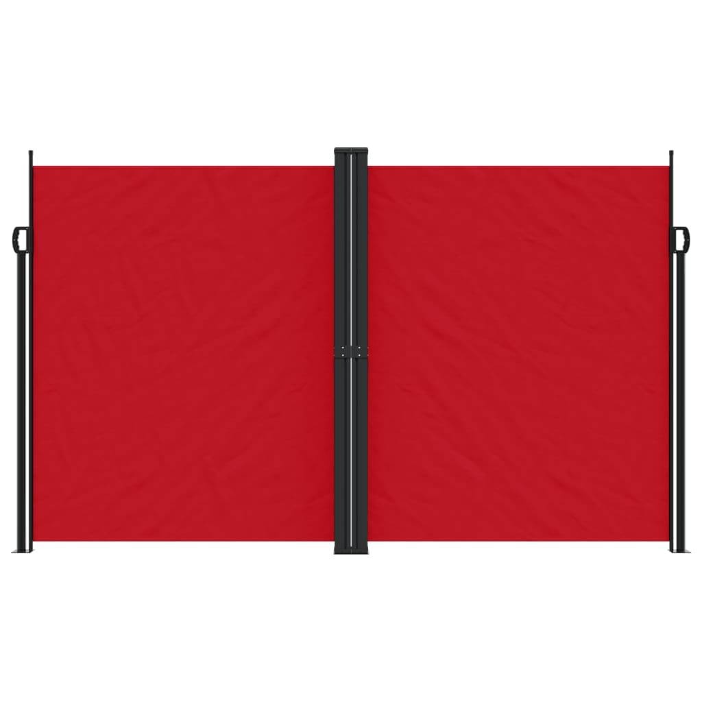 vidaXL Seitenmarkise Ausziehbar Rot 200x1200 cm