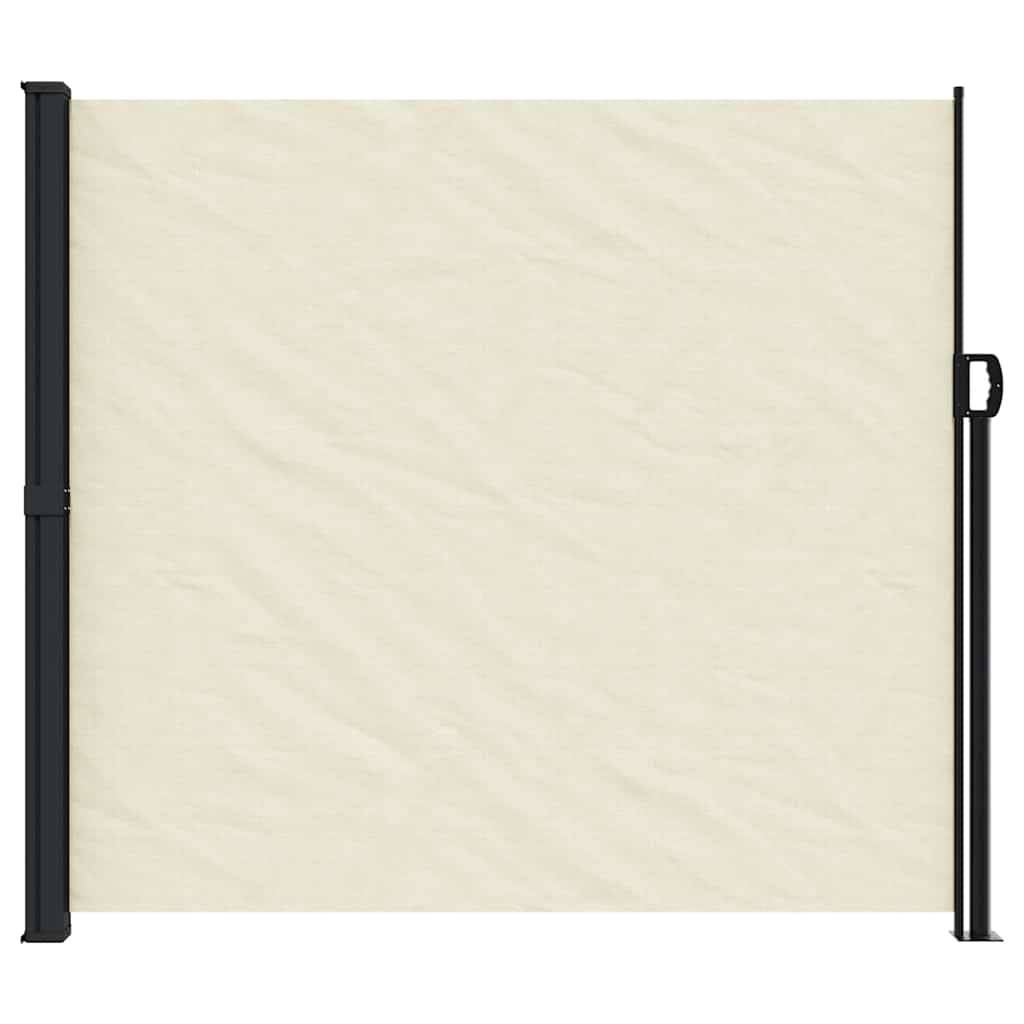vidaXL Seitenmarkise Ausziehbar Creme 180x500 cm