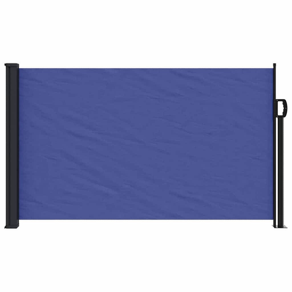 vidaXL Seitenmarkise Ausziehbar Blau 120x600 cm