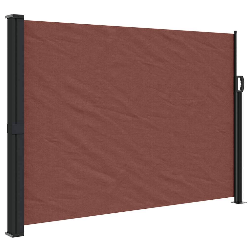 vidaXL Seitenmarkise Ausziehbar Braun 140x300 cm