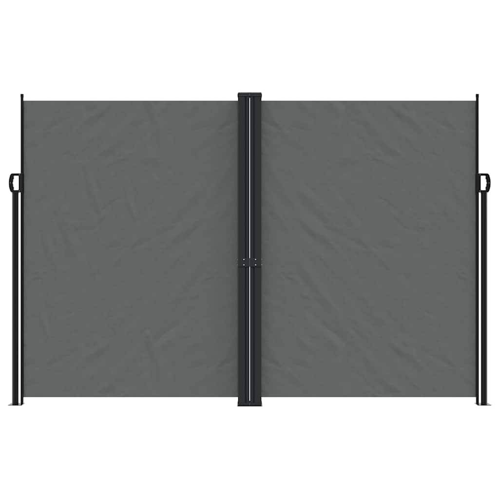 vidaXL Seitenmarkise Ausziehbar Anthrazit 220x1200 cm