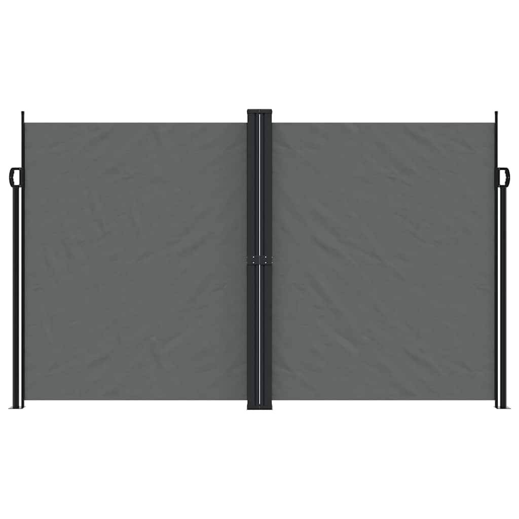 vidaXL Seitenmarkise Ausziehbar Anthrazit 200x1200 cm
