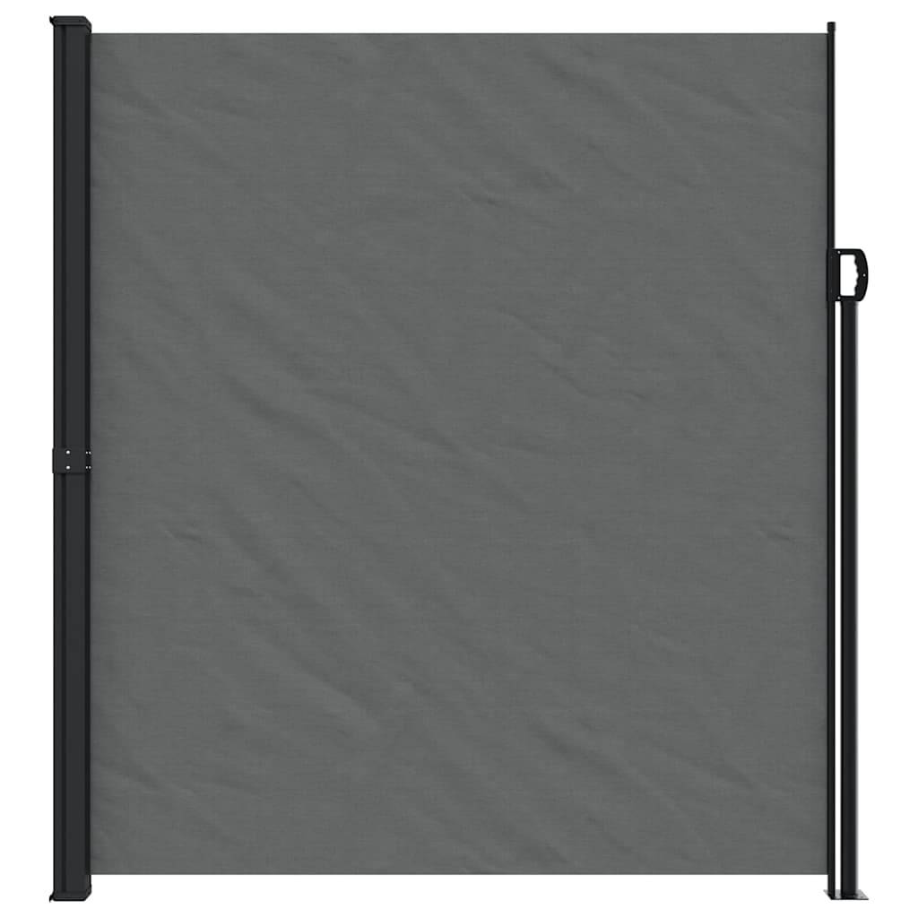 vidaXL Seitenmarkise Ausziehbar Anthrazit 220x600 cm