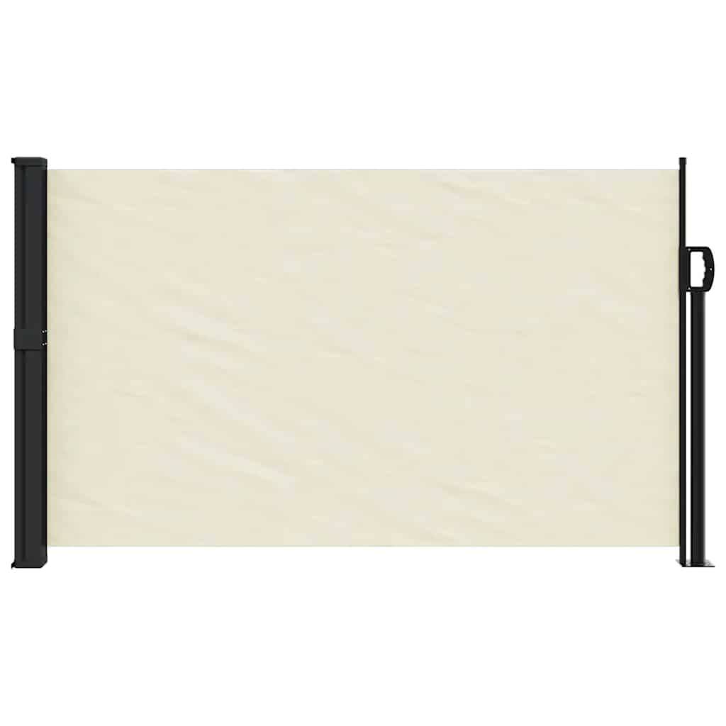 vidaXL Seitenmarkise Ausziehbar Creme 117x300 cm