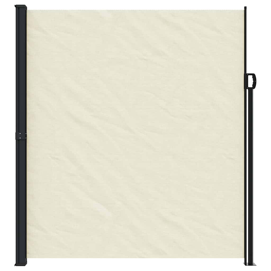 vidaXL Seitenmarkise Ausziehbar Creme 220x600 cm