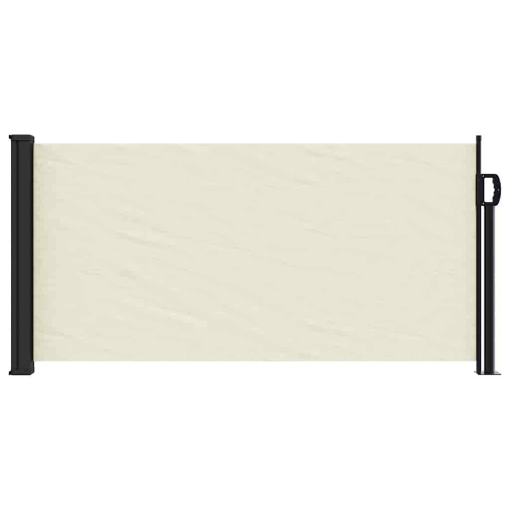 vidaXL Seitenmarkise Ausziehbar Creme 100x300 cm
