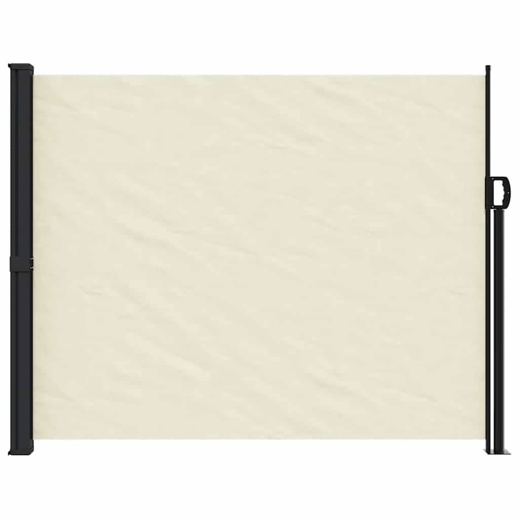 vidaXL Seitenmarkise Ausziehbar Creme 160x600 cm