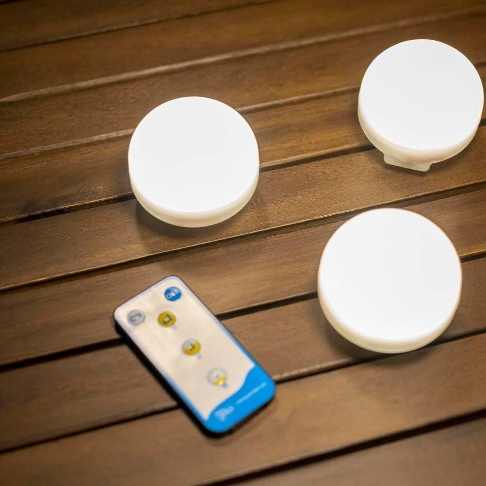 LED Akku Lichtobjekt Cherry Mini Bulb in Weiß 3W 1050lm IP54 3er Set