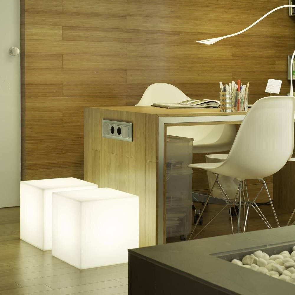 LED Würfel Cuby 32 in Weiß 7W 600lm E27 IP65