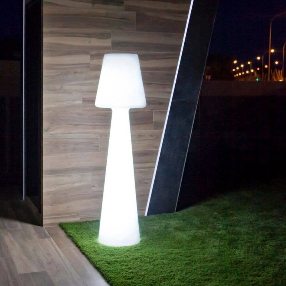 LED Stehleuchte Lola 165 in Weiß 22W 2200lm G13 IP65 3000K