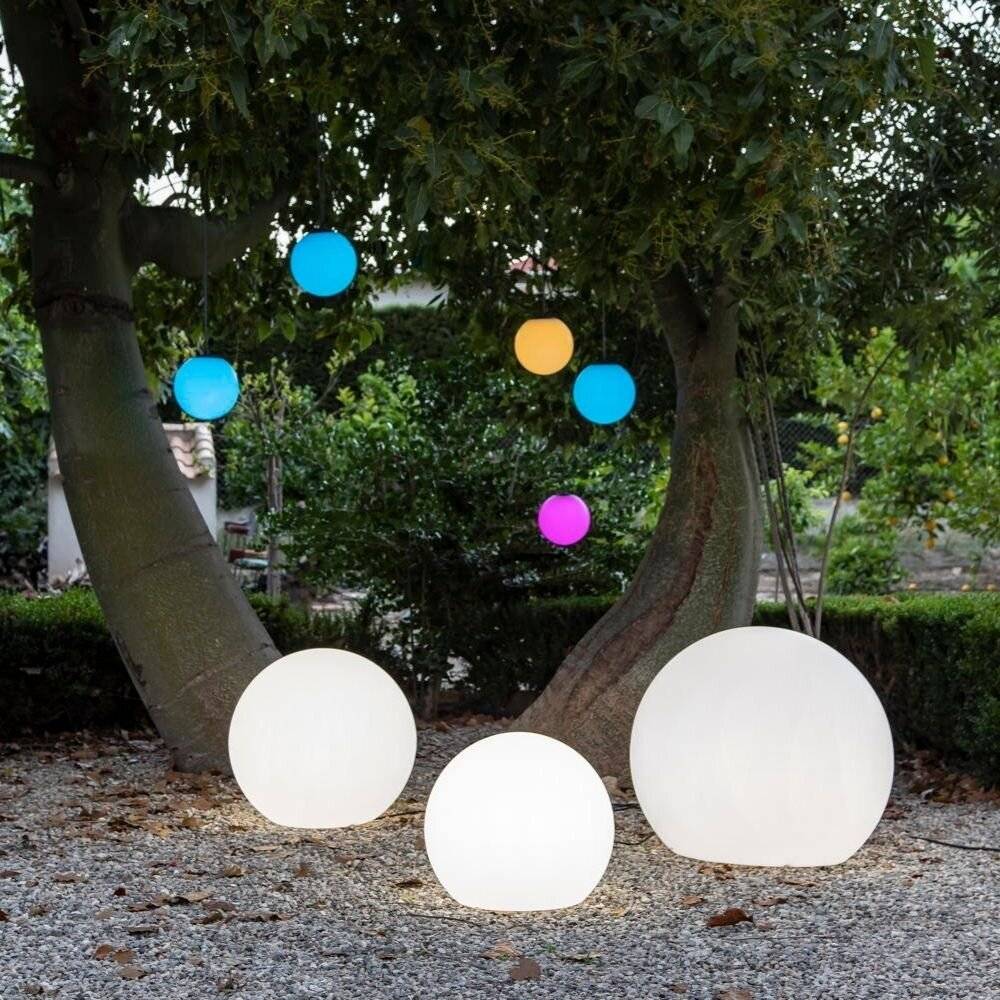 LED Kugel Buly 50 in Weiß 7W 600lm E27 IP65 6500K