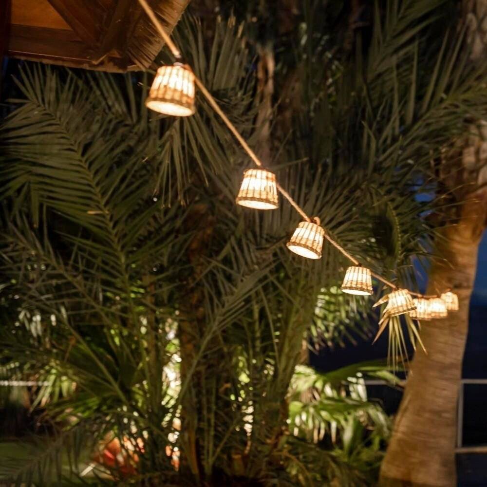 LED Lichterkette Aurora Guirnalda in Natur-hell 10x 0,2W 350lm IP44