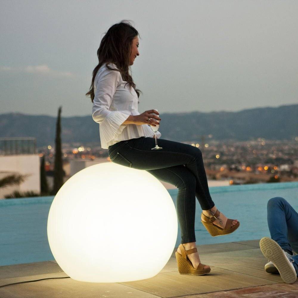 LED Kugel Buly 80 in Weiß 7W 600lm E27 IP65