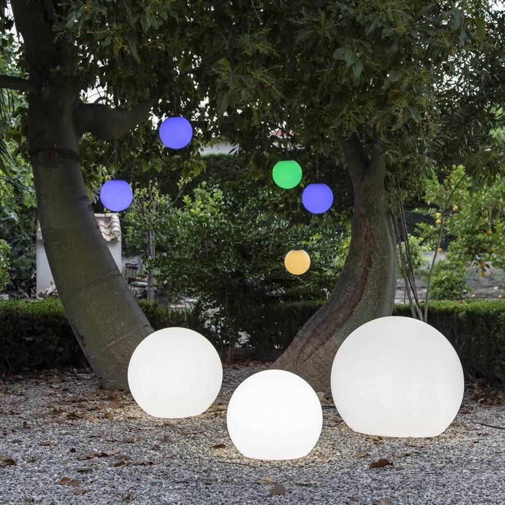 LED Kugel Buly 80 in Weiß 7W 600lm E27 IP65