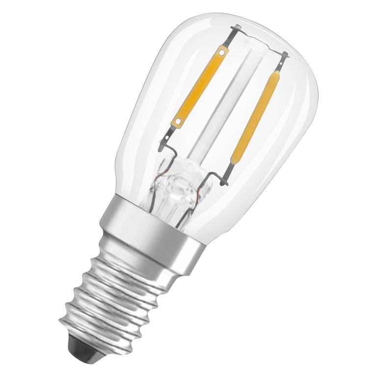 Ledvance Special LED E14 Röhre one-handed Fadenlampe Klar 1.3W 110lm - 827 Extra Warmweiß | Ersatz für 12W