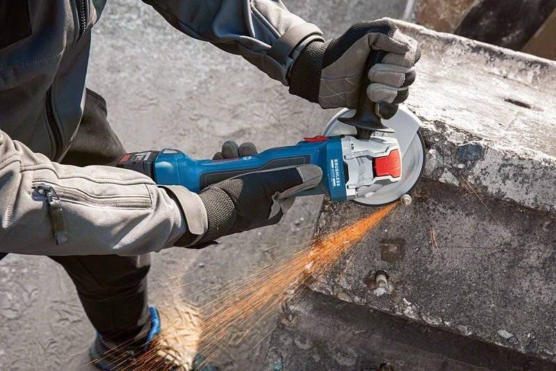 BOSCH Bosch Akku-Winkelschleifer, GWX 18V-7 125,0mm x 22,23mm incl. ohne Akku Akku-Spannung 18V ähnlich 700W,