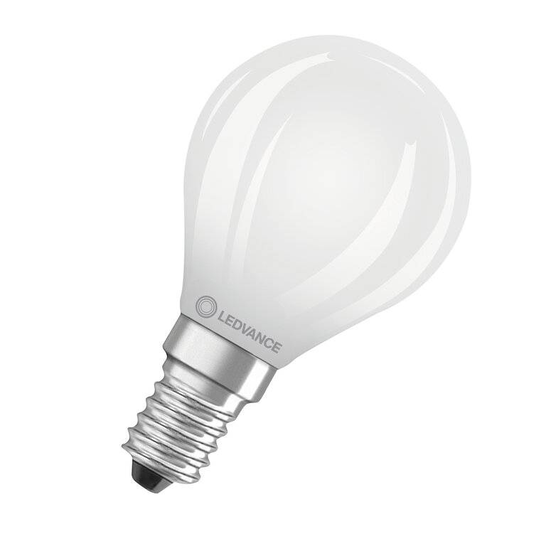 Ledvance Classic LED E14 Birne Fadenlampe Matt 2.8W 250lm - 827 Extra Warmweiß | Dimmbar - Ersatz für 25W