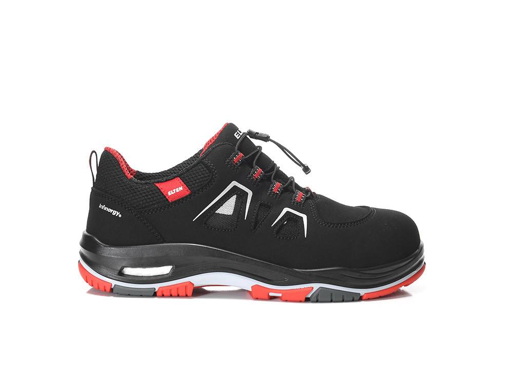 Elten Sicherheitshalbschuh 711351 ALAN Gr. 44 schwarz/rot