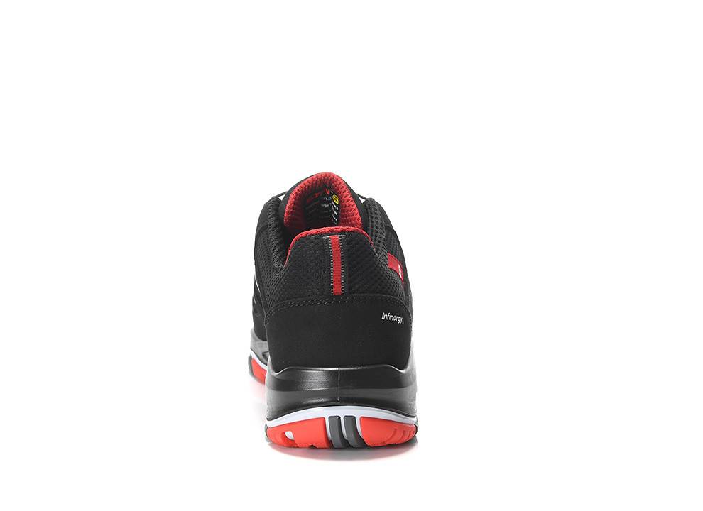 Elten Sicherheitshalbschuh 711351 ALAN Gr. 44 schwarz/rot