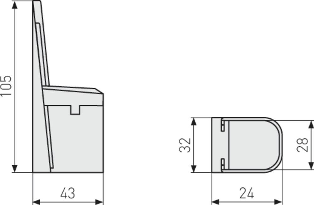 ABUS BS84 B AL0125 Balkontür-Sicherung, braun, Sicherheitslevel: 5 | Türsicherung, Fenster-Zusatzschloss - Modell: BS84