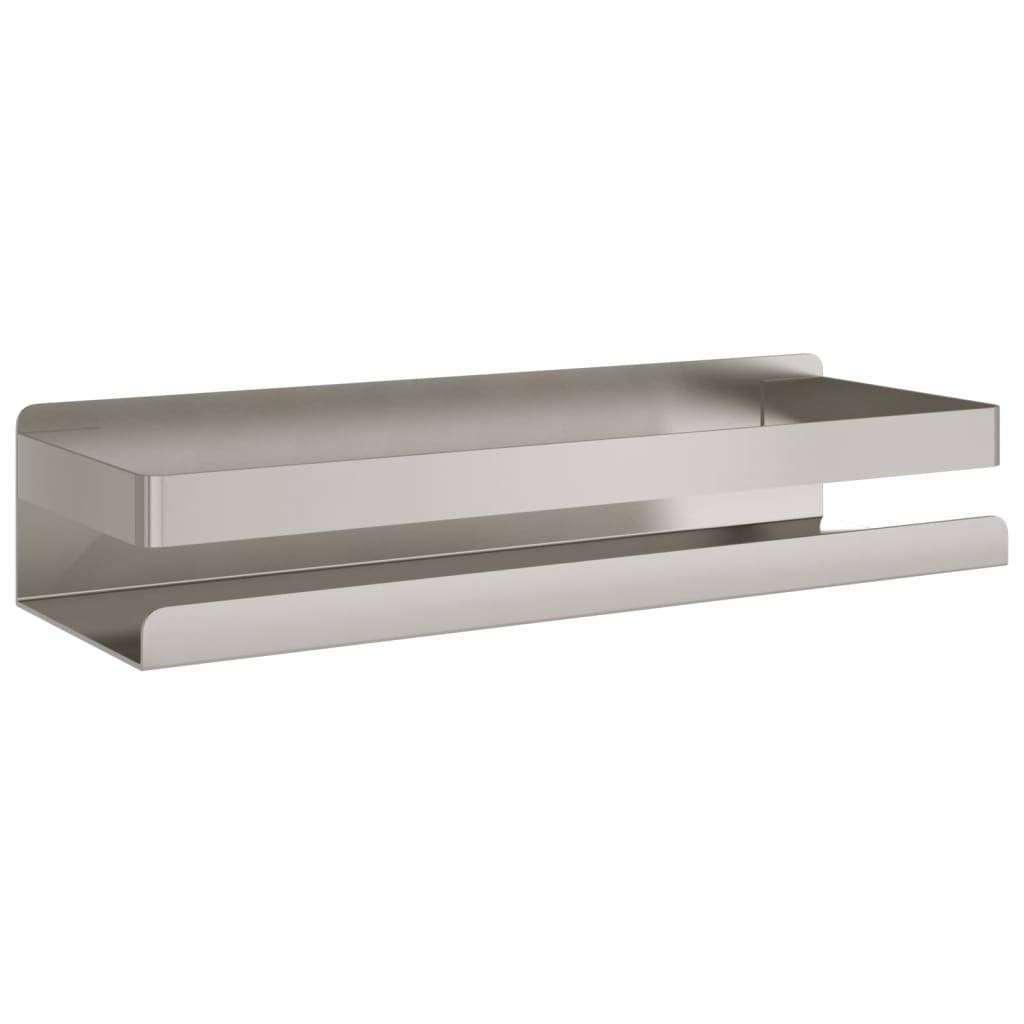 vidaXL Duschablage 30x10x6 cm Gebürsteter Edelstahl 304