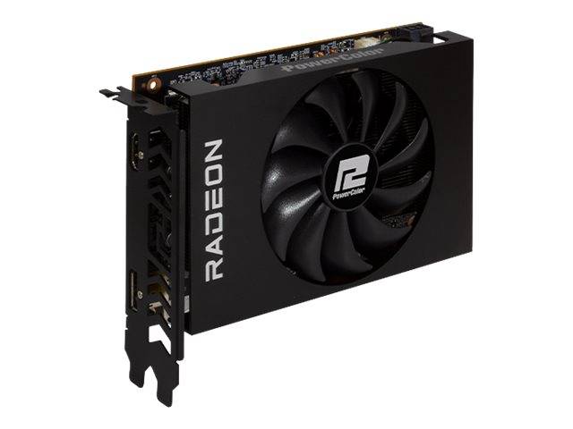 Powercolor Grafikkarte AMD Radeon RX 6500 XT ITX 4 GB GDDR6-RAM PCIe HDMI®, DisplayPort