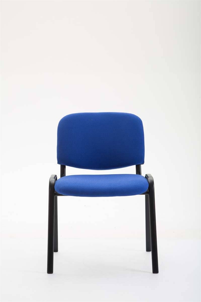 Besucherstuhl Ken V2 Stoff blau