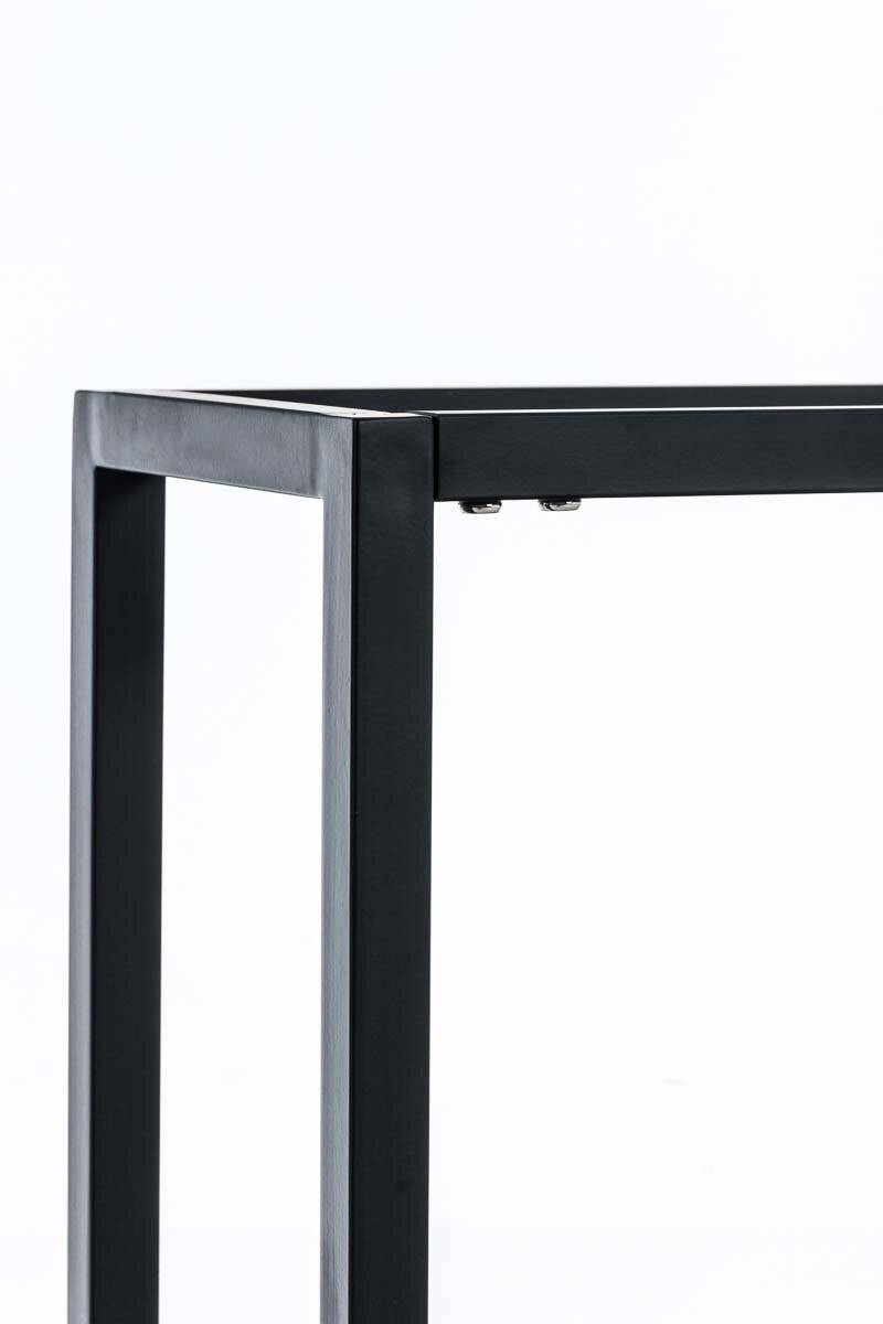 Kaminholzständer Hetta 25x60x100 cm schwarz