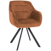 Stuhl Russel Samt coffee Stuhl Russel Samt coffee