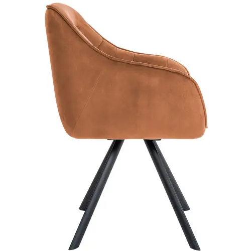 Stuhl Russel Samt coffee Stuhl Russel Samt coffee