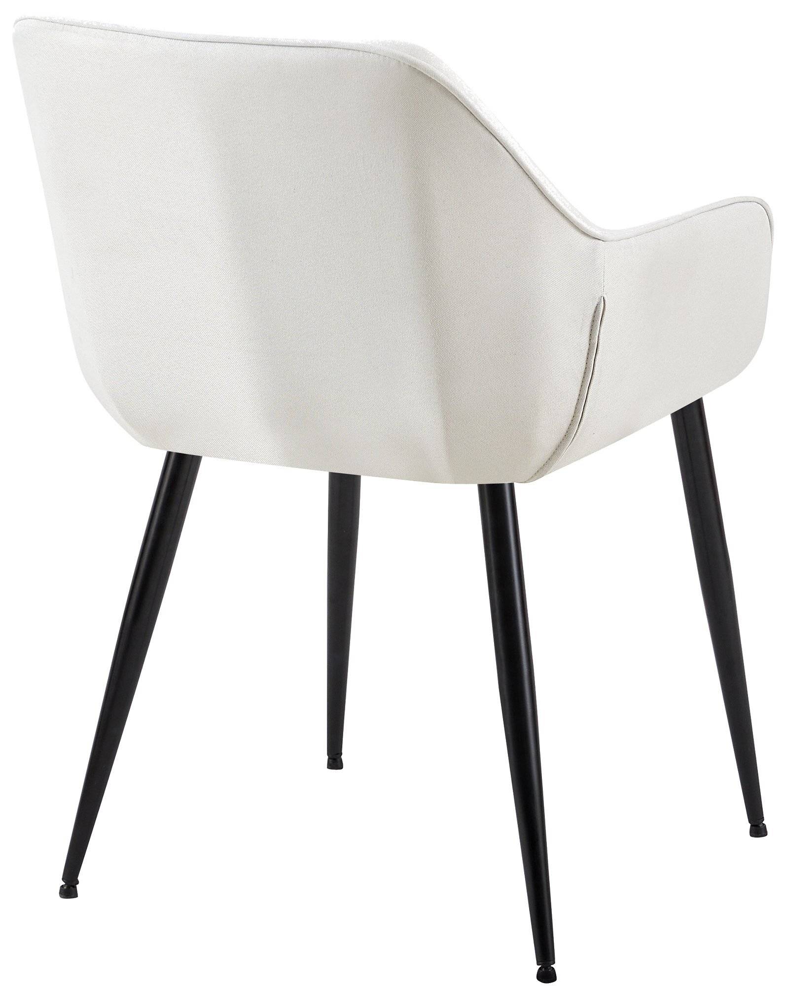 Esszimmerstuhl Vessa Stoff creme
