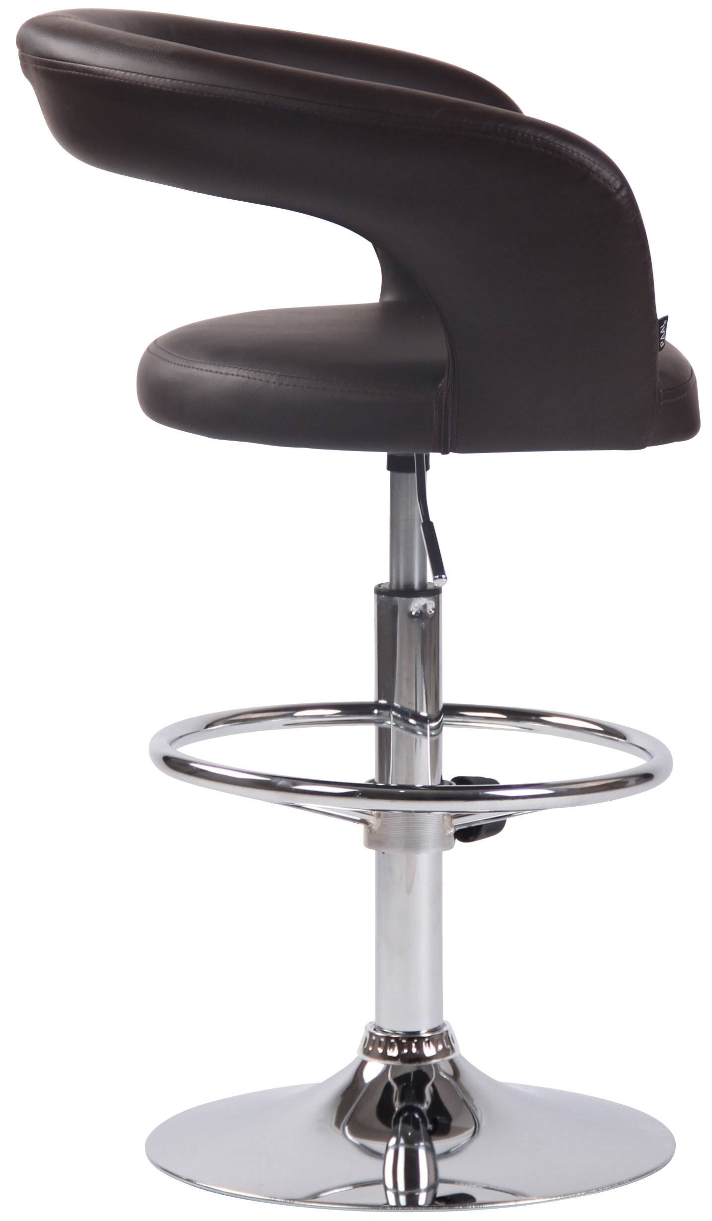 2er Set Barhocker Jaen Kunstleder braun
