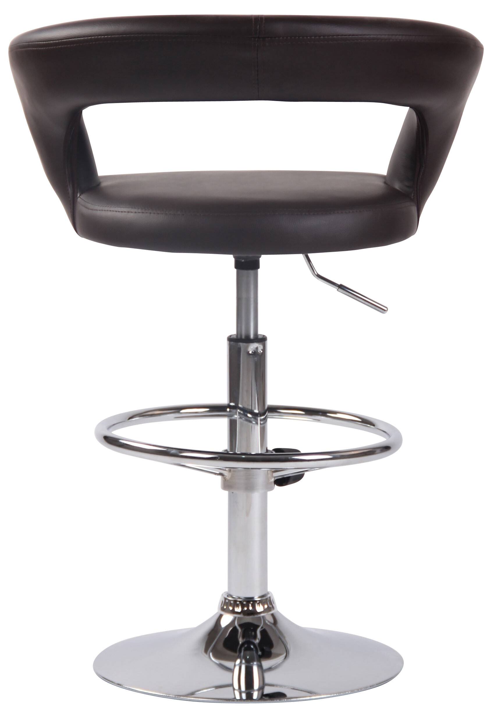 2er Set Barhocker Jaen Kunstleder braun
