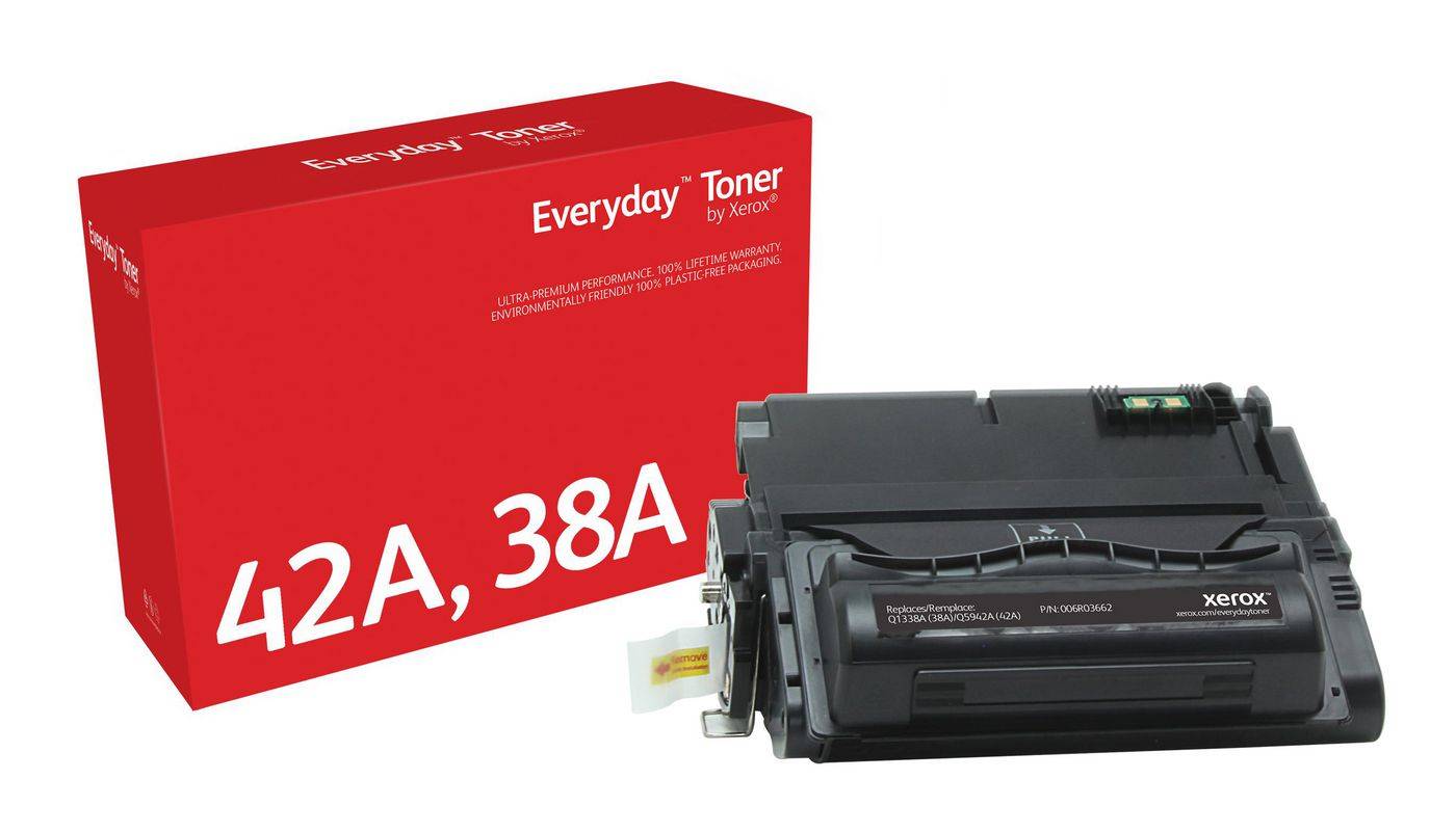 Xerox Toner ersetzt HP 42A, 38A, Q5942A, Q1338A Kompatibel Schwarz 10000 Seiten Everyday™ Toner 006R03662