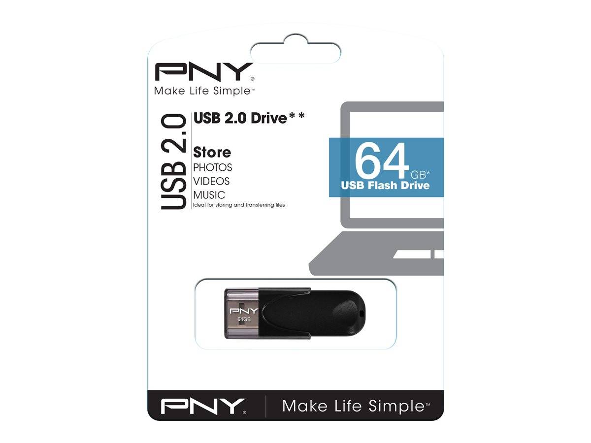 USB-Stick 64GB PNY Attaché 4 USB 2.0 retail