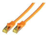 RJ45 Patchkabel Cat.6A S/FTP LSZH -- Cat.7 Rohkabel orange 7,5m Kabel