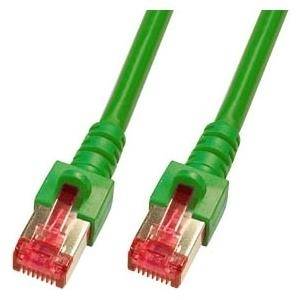 RJ45 Patchkabel Cat.6 S/FTP LSZH -- grün 7,5m Kupferverkabelung