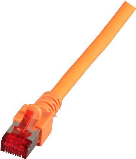 RJ45 Patchkabel Cat.6 S/FTP LSZH -- orange 0,15m Kabel Hirose TM-11,21,31