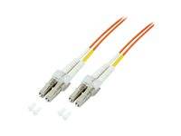 EFB Elektronik O0319.15 Glasfaser LWL Anschlusskabel [1x LC-Stecker - 1x LC-Stecker] 50/125 µ Multimode OM4 15.00 m