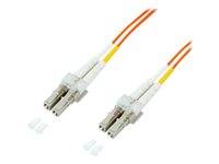 EFB Elektronik O0319.1 Glasfaser LWL Anschlusskabel [1x LC-Stecker - 1x LC-Stecker] 50/125 µ Multimode OM4 1.00 m