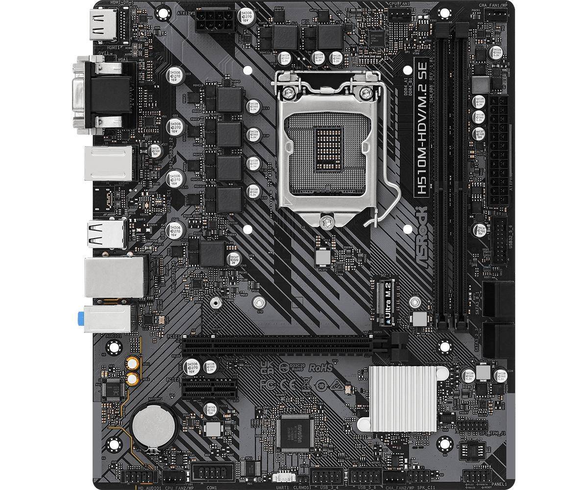 Asrock H510M-HDV/M.2 SE Eingabe / Ausgabe Mainboards & Zubehör Intel