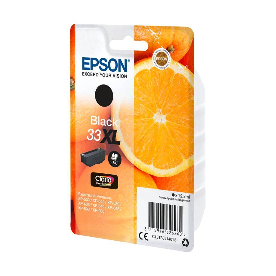 Epson Druckerpatrone T3351, 33XL Original Schwarz C13T33514012