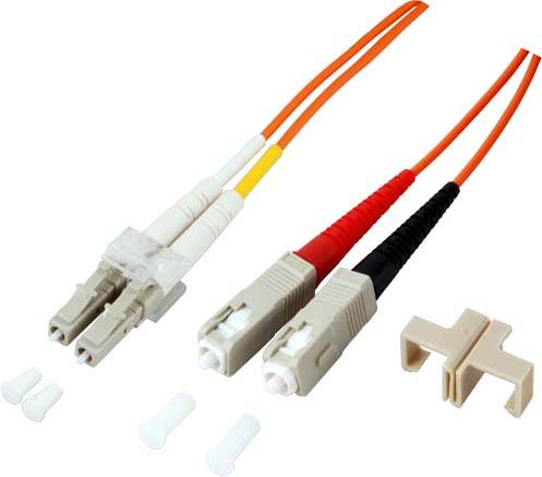 EFB Elektronik O0360.1 Glasfaser LWL Anschlusskabel [1x LC-Stecker - 1x SC-Stecker] 9/125 µ Singlemode OS2 1.00 m
