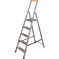 Krause 126238 Aluminium Stufen-Stehleiter Arbeitshöhe (max.): 3.05m Silber DIN EN 131 4.5kg Krause 126238 Aluminium Stufen-Stehleiter Arbeitshöhe (max.): 3.05m Silber DIN EN 131 4.5kg