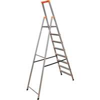 Krause 126269 Aluminium Stufen-Stehleiter Arbeitshöhe (max.): 3.70m Silber DIN EN 131 7.2kg Krause 126269 Aluminium Stufen-Stehleiter Arbeitshöhe (max.): 3.70m Silber DIN EN 131 7.2kg