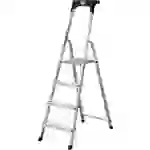 Krause 126320 Aluminium Stufen-Stehleiter Arbeitshöhe (max.): 2.85m Silber DIN EN 131 3.8kg Krause 126320 Aluminium Stufen-Stehleiter Arbeitshöhe (max.): 2.85m Silber DIN EN 131 3.8kg