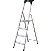 Krause 126368 Aluminium Stufen-Stehleiter Arbeitshöhe (max.): 3.70m Silber DIN EN 131 7.4kg Krause 126368 Aluminium Stufen-Stehleiter Arbeitshöhe (max.): 3.70m Silber DIN EN 131 7.4kg