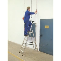 Krause 126368 Aluminium Stufen-Stehleiter Arbeitshöhe (max.): 3.70m Silber DIN EN 131 7.4kg Krause 126368 Aluminium Stufen-Stehleiter Arbeitshöhe (max.): 3.70m Silber DIN EN 131 7.4kg